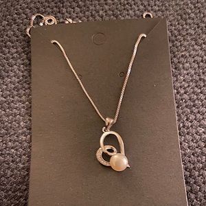 NWOT. STERLING SILVER 18” NECKLACE & A PENDANT